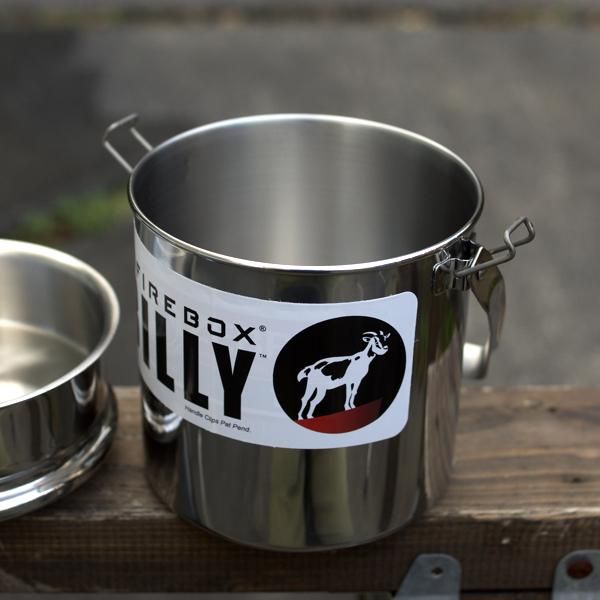 Firebox billy can ビリーカン Sサイズ　純正ケース付き ファイヤーボックス ビリーカンケース Firebox Billy Can Case
