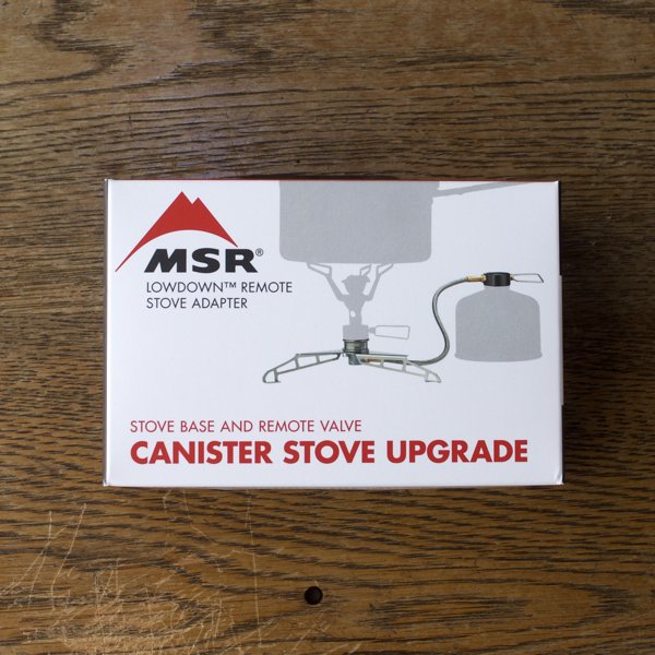 新品未開封 MSR ローダウンリモートストーブアダプター アメリカ正規品