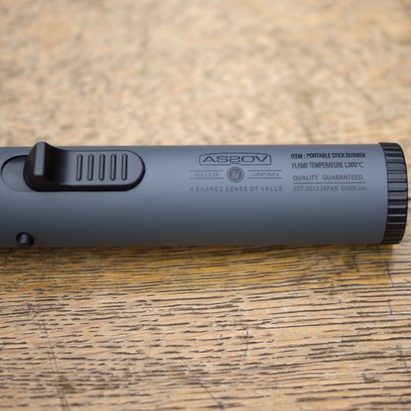 AS2OV Portable Stick Burner ポータブルスティックバーナー (Black/Gray) - Rimba