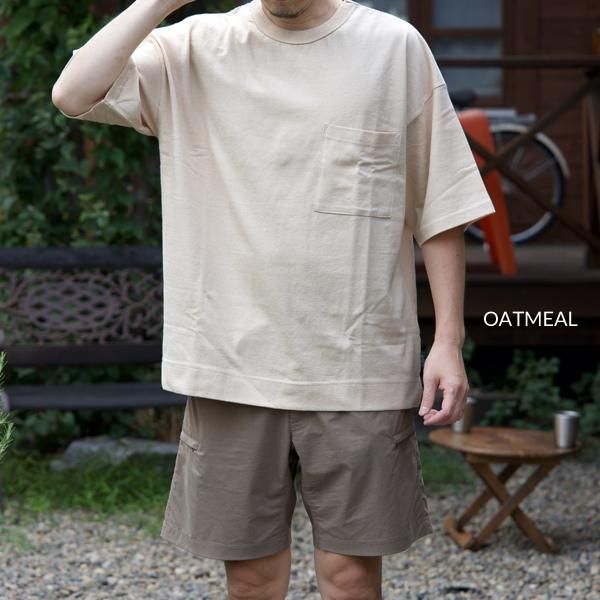 GOHEMP ゴーヘンプ Wide Slit Tee ワイドスリット Tee - Rimba GOHEMP ゴーヘンプ Wide Slit Tee ワイドスリット Tee - Rimba