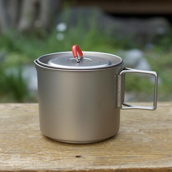 スタイリッシュシンプル 【新品未使用】エバニュー Ti Mug pot 500/900