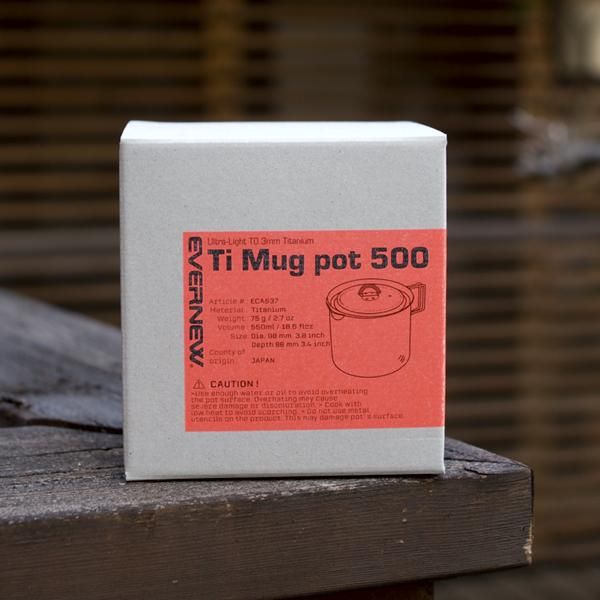 EVERNEW エバニュー Ti Mug Pot 500 - Rimba