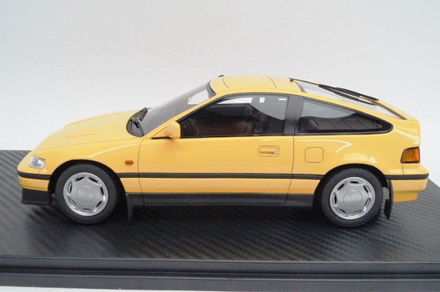 ワンモデル onemodel】 1/18 ホンダ CRX (EF7) CR-X Barnados Yellow[17B09-08] | 在庫あり -  ミニカーショップ ロビンソン！Model Car shop