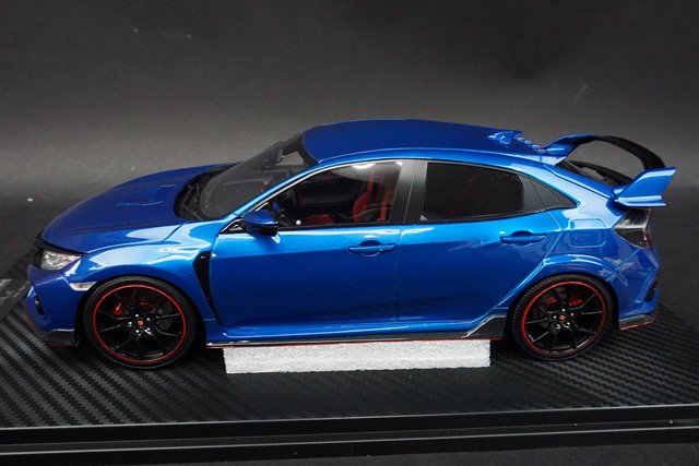 【onemodel】 1/18 ホンダ シビック TYPE-R FK8 Brillant Sporty Blue Metallic[20B05-04]