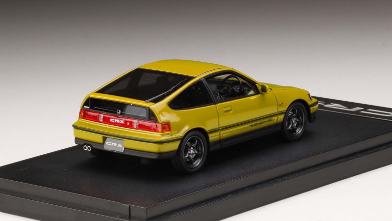 【MARK43】 1/43 HONDA CR-X SI (EF7) with 無限 RNR Wheel イエロー[PM43115MY]