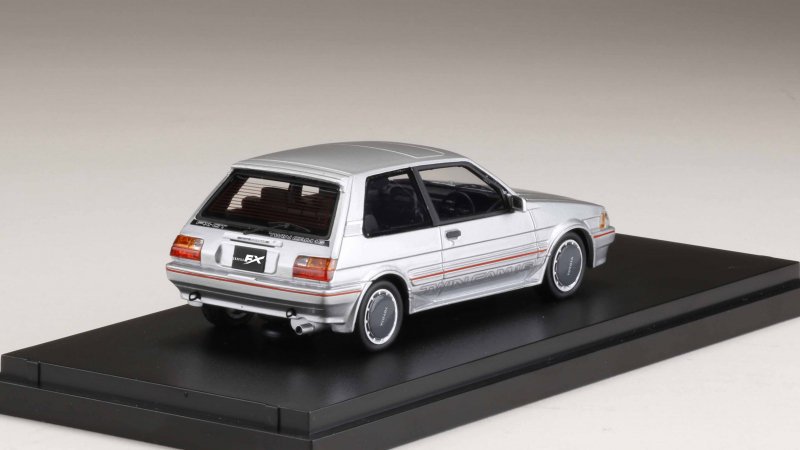 MARK43】 1/43 トヨタ カローラFX-GT (AE82) シルバーメタリック