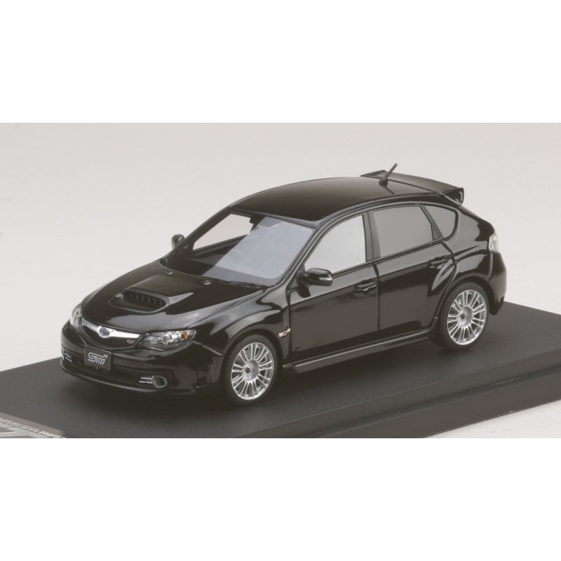 MARK43】 1/43 スバル インプレッサ WRX STI(GRB)純正オプション搭載車 オブシディアンブラックパール[PM4370SBK]