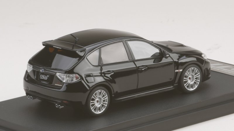 MARK43】 1/43 スバル インプレッサ WRX STI(GRB)純正オプション搭載車 オブシディアンブラックパール[PM4370SBK]