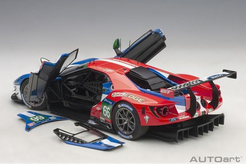 ミニチャンプス フォードGT 1/18 ル・マン24時間 2016 AUTOart 1/18 フォード GT 2016 #69 （ル・マン24時間レース LMGT