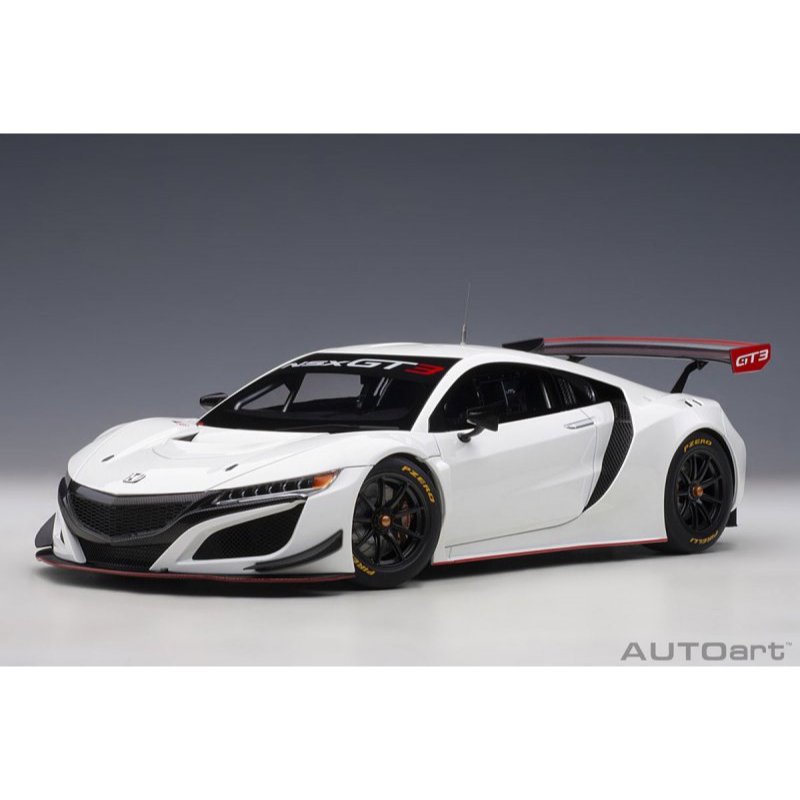 オートアート】 1/43 ホンダ NSX GT3 2018 （ホワイト） [81898]・ミニカー通販専門店ミニカーショップロビンソンからお届けします。