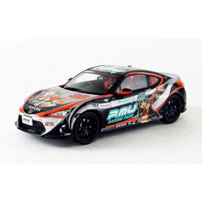 エブロ】☆1/43 インギング 86 ブラック/シルバー[45196]・ミニカー