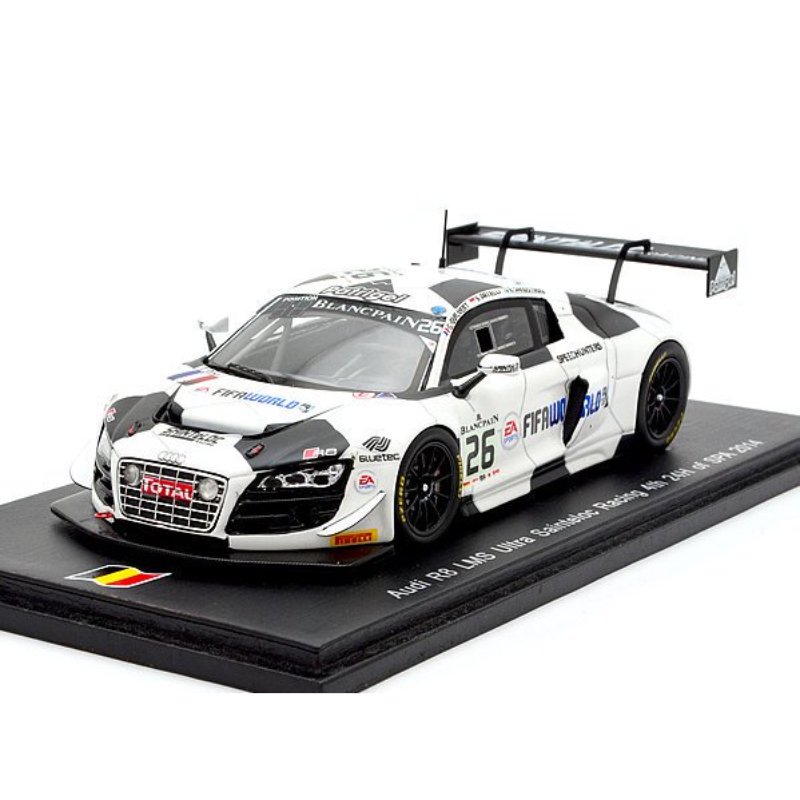 スパーク】 1/43 アウディ R8 LMS Ultra No. 26 4th Sainteloc 