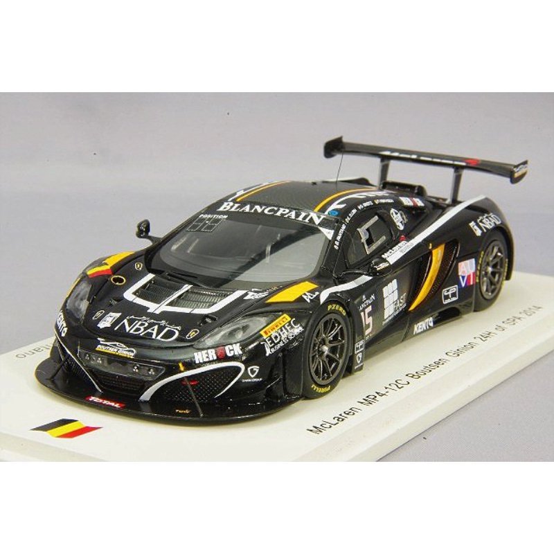 スパーク】 1/43 マクラーレン 650 S GT3 No.43 24H SPA 2017 Strakka