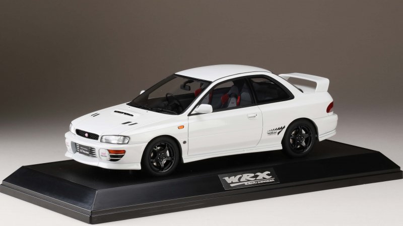 ホビージャパン】 1/18 スバル インプレッサWRX type R STi Ver.1997