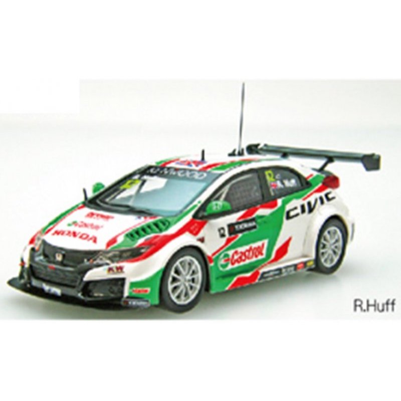 エブロ】☆ 1/43 ホンダ シビック WTCC 2016 【レジン】 No.12 R.Huff 