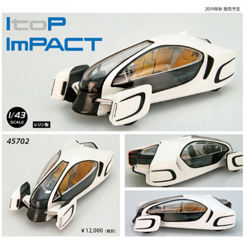 エブロ】◇ 1/43 I to P Impact Concept car 【レジン】 ホワイト