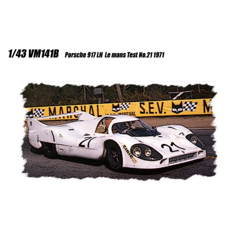 未使用】VISION・メイクアップ 1/43 ポルシェ 917 LH ル・マン24 1971