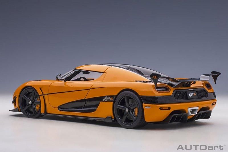 AUTOart 1/18 ケーニグセグ アゲーラ RS （オレンジ／カーボン