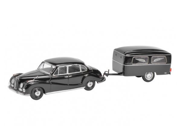 ☆大特価D！！【シュコー】1/43 BMW 502 葬儀用トレーラー付 Westfalia