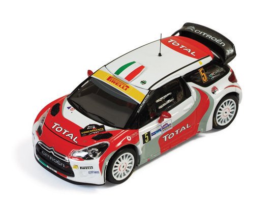 △【スパーク】 1/43 シトロエン C3 WRC(ラリー) Total Abu Dhabi WRT 