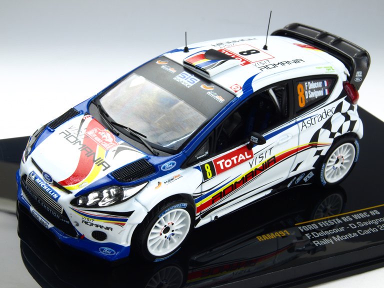 ☆大特価セールD！！【イクソ】1/43 フォード フィエスタ RS WRC 12 ラリー モンテカルロ#8 F.Delecour/D.S[RAM491]