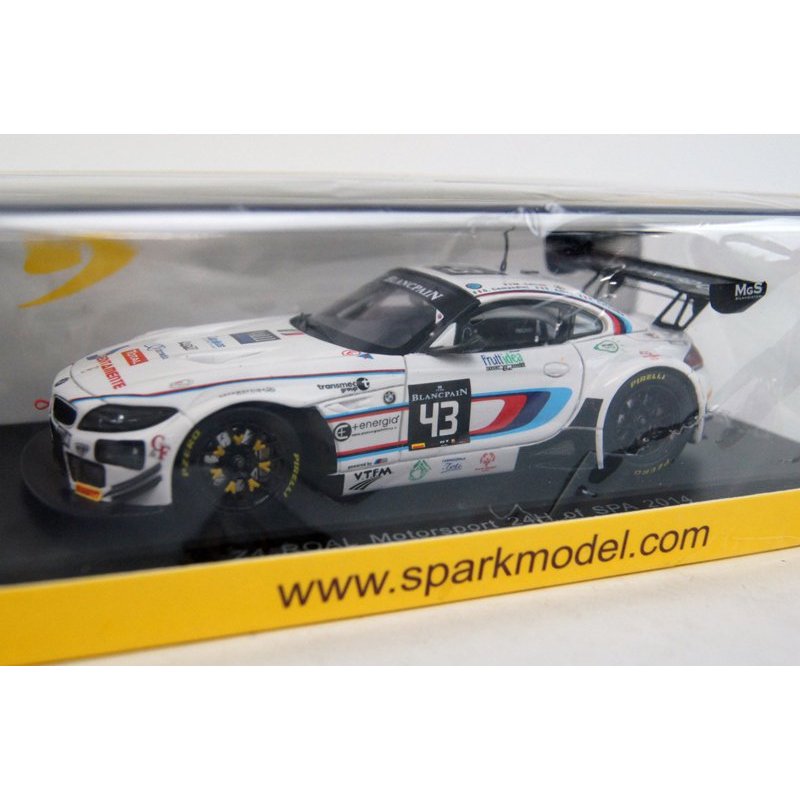 スパーク】 1/43 Z4 No.43 ROAL Motorsport - S. Comandini - E. Amos