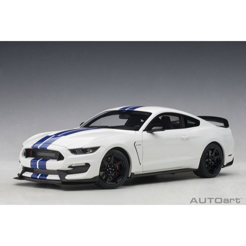 オートアート】 1/18 フォード シェルビー GT350R （ホワイト／ブルー