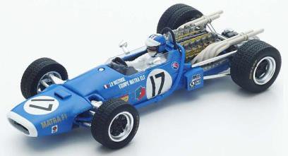 スパーク】 1/18 Matra MS11 No.17 2nd Dutch GP 1968 Jean-Pierre