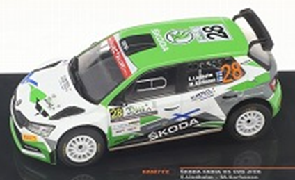 ☆大特価A！！【イクソ】1/43 シュコダ ファビア R5 EVO 2020年ACI