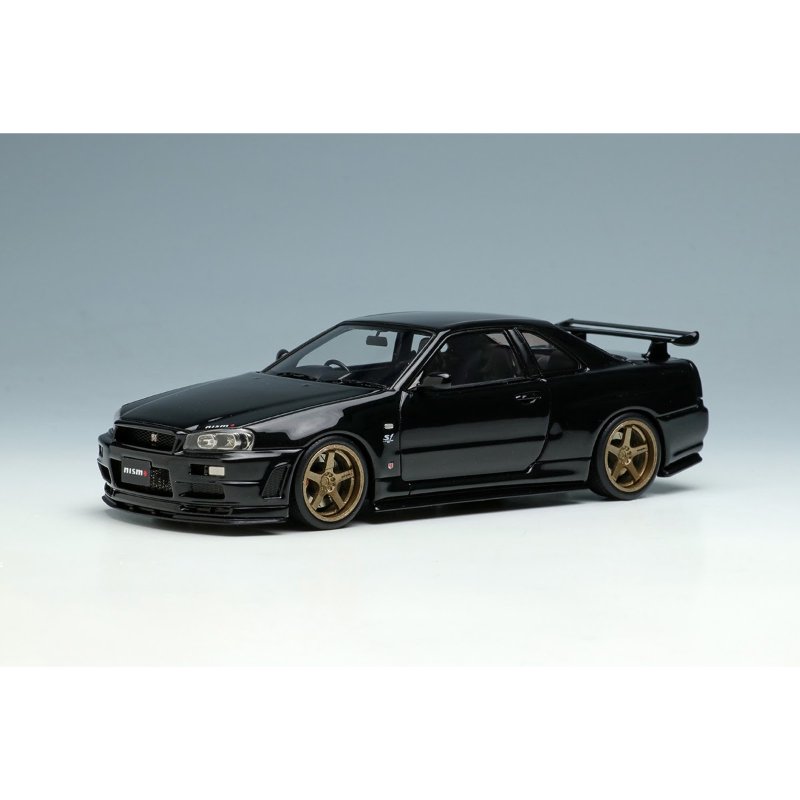 アイドロン】 1/43 日産 スカイラインGT-R (BNR34) NISMO S-tune ブラックパール [EM512C] - ミニカーショップ  ロビンソン!!