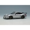 【アイドロン】 1/43 ポルシェ 911 (997) GT3 RS 2007 アークティックシルバー / ブラックリバリー   [EM600F]