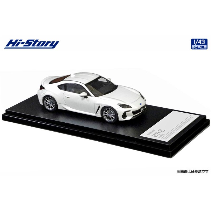 ハイストーリー】 1/43 スバル BRZ S (2021) クリスタルホワイト