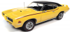 ■【アメリカンマッスル】 1/18 1969 ポンティアック GTO ジャッジ ゴールデンロットイエロー/ブラック [AMM1252]