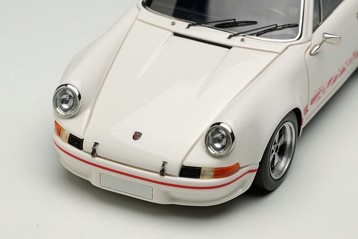 【ヴィジョン】 1/43 ポルシェ 911 カレラ RSR 2.8 1973 ホワイト/レッドストライプ　再生産[VM024A] - ミニカーショップ  ロビンソン！Model Car shop
