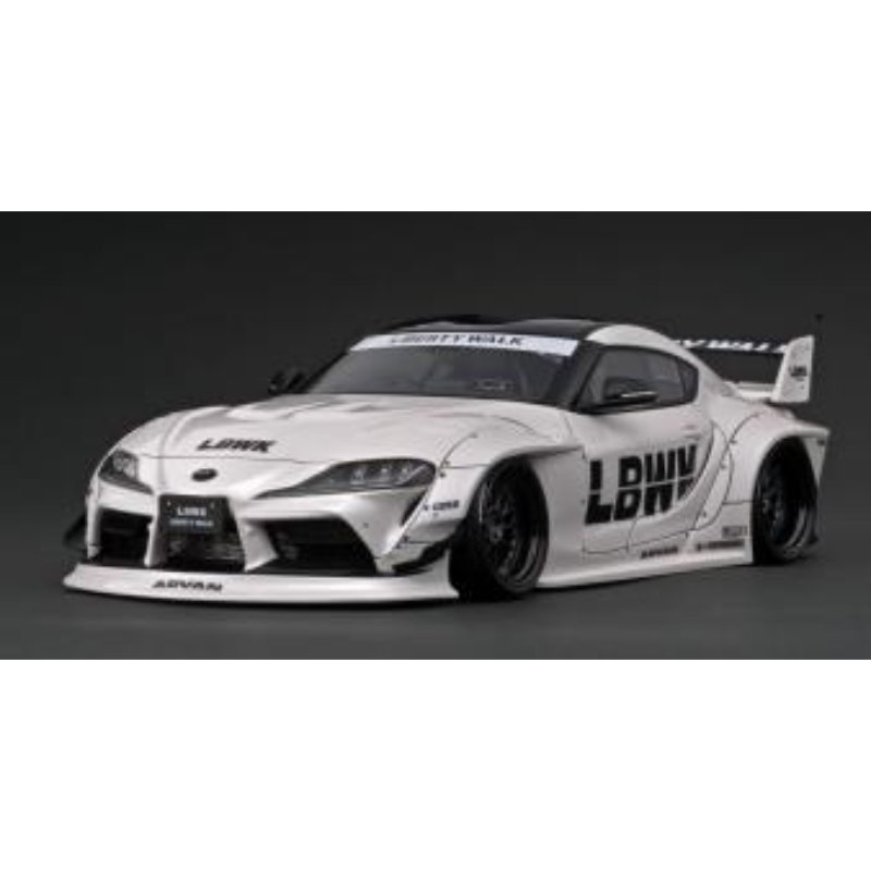 イグニッションモデル】 1/18 LB-WORKS TOYOTA SUPRA (A90) White