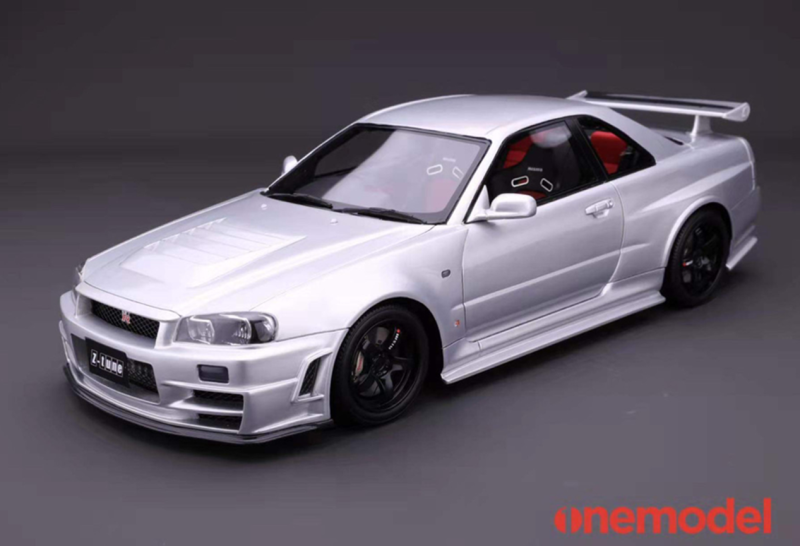 onemodel】 1/18 ニスモ R34 GT-R Z-tune Silver[22A01-07] | 当店在庫