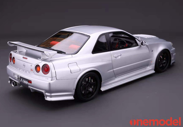 onemodel】 1/18 ニスモ R34 GT-R Z-tune Silver[22A01-07] | 当店在庫