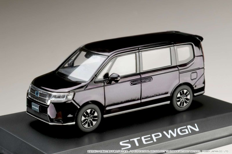 ホビージャパン】 1/43 ホンダ STEP WGN e:HEV SPADA トワイライトミストブラックパール [HJ432004P]・ミニカー通販専門店ミニカーショップロビンソンからお届けします。