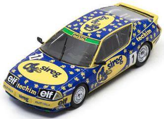 △【スパーク】 1/43 Renault Alpine V6 Turbo No.1 Europa Cup