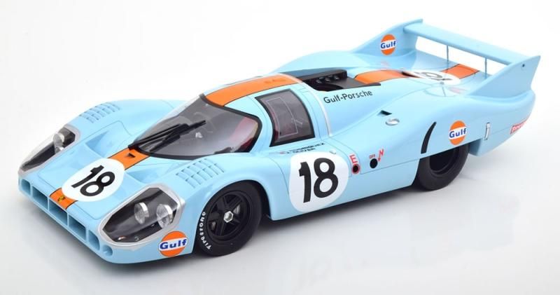 CMR】 1/18 Porsche 917K GULF 1970-1971with Decal-Number-SetVer 3