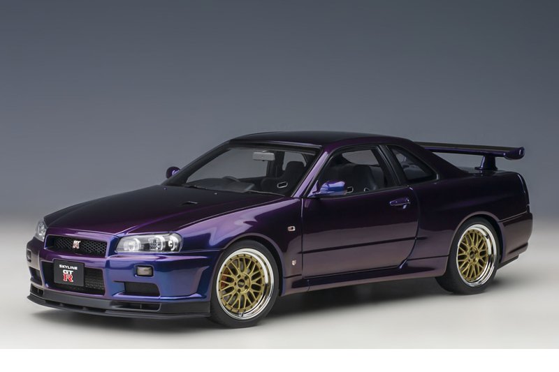 お得新品 ヤフオク! NISSAN SKYLINE GT-R (R34) V... - AUTOart 1/18