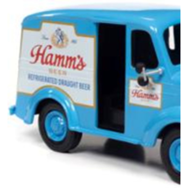 AUTOWORLD 1/24 1950 ディブコ バン Hamms ビール ブルー AW24013