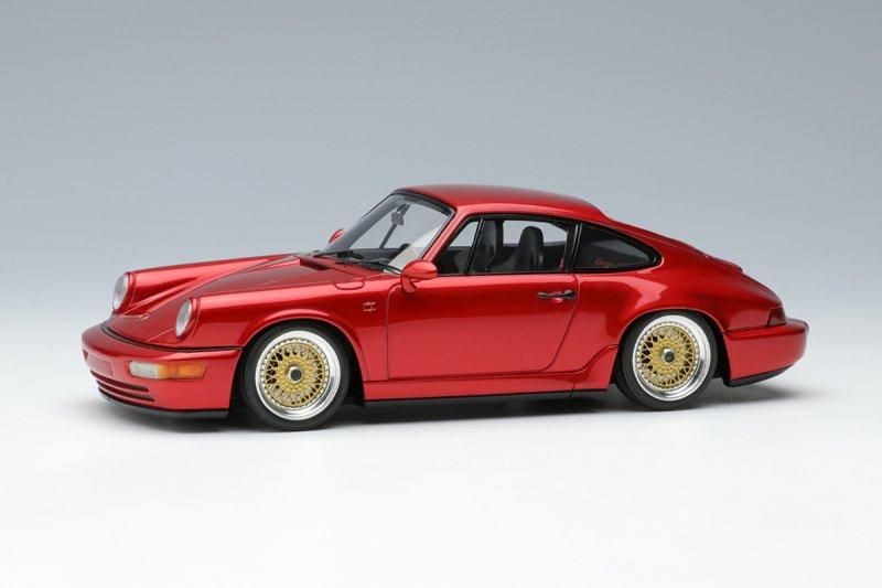 VISION 1/43 ポルシェ 911 (964) CARRERA RS 1992 (BBS RS 18 inch wheel) キャンディレッド 完成品 VM216A