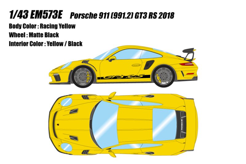 アイドロン】 1/43 ポルシェ 911 (991.2) GT3 RS 2018 レーシング
