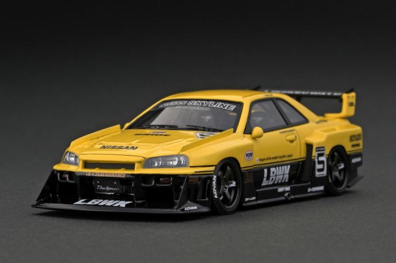 △【イグニッションモデル】 1/18 Honda CIVIC (FD2) TYPE R Yellow