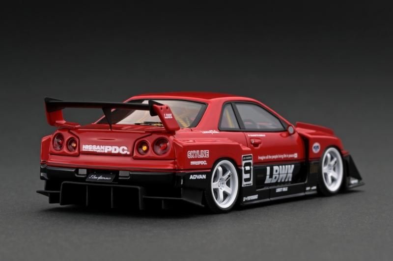 100％品質 Web限定イグニッションモデル1/18LB-ER34 With Mr.Kato