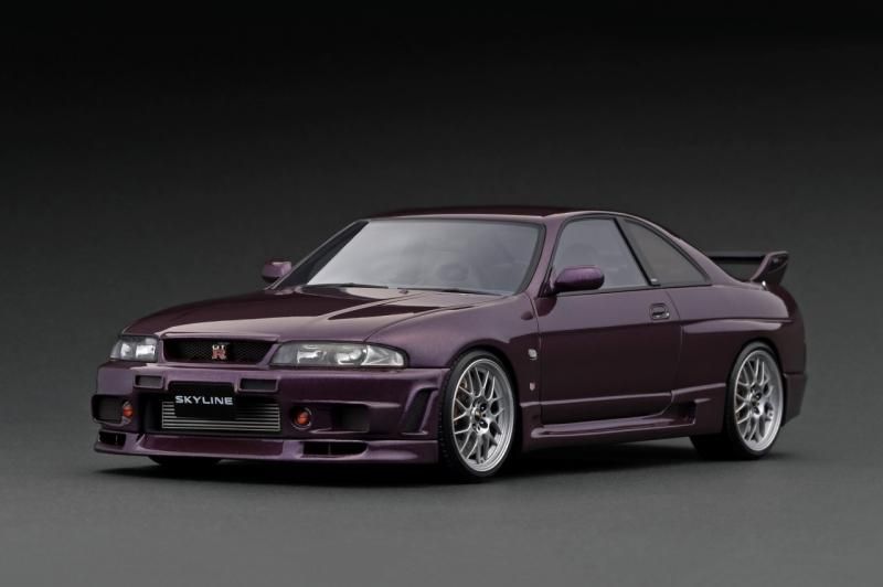 【イグニッションモデル】 1/18 Nissan Skyline GT-R (BCNR33) Midnight Purple★生産予定数：120pc  [IG2779]