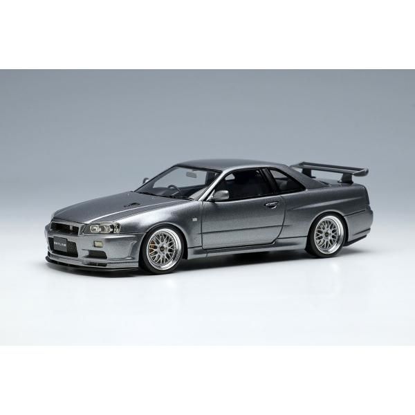 エブロ 日産 スカイライン GT-R (R34) V-SPECⅡ 1/24 ミニカー 