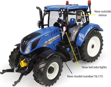 ユニバーサルホビー】 1/32 New Holland T6.180 ブルー パワー