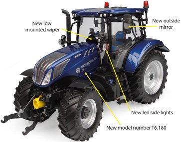 ユニバーサルホビー】 1/32 New Holland T6.180 ブルー パワー